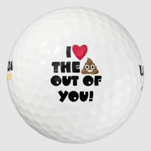 Balles De Golf Aimez la dunette Emoji