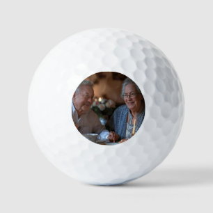 Balles De Golf Ajouter une Personnaliser photo anniversaire
