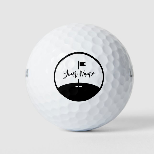 Balles De Golf Ajoutez votre nom (Devant)