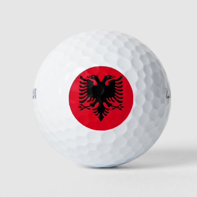 Balles De Golf Albanian Coat of arms (Devant)