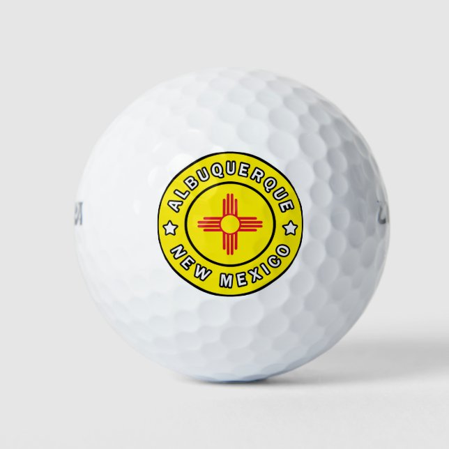 Balles De Golf Albuquerque Nouveau-Mexique (Devant)