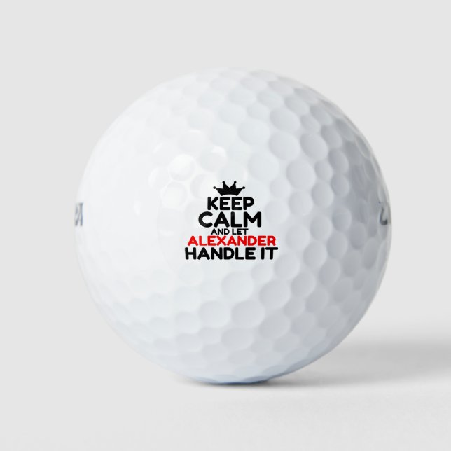 BALLES DE GOLF ALEXANDER (Devant)