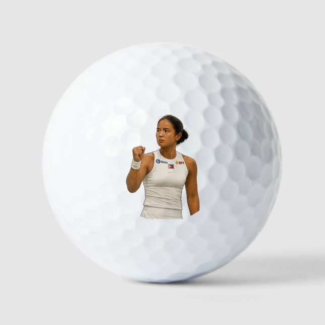 Balles De Golf Alexandra Eala - Champion de Guadalajara 2025 (Recto)
