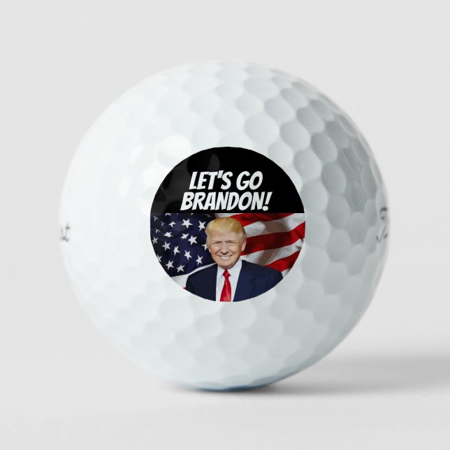BALLES DE GOLF ALLONS BRANDON DONALD TRUMP GOLF BALLS (Recto)