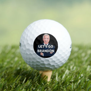 BALLES DE GOLF ALLONS BRANDON JOE BIDEN GOLF BALLS