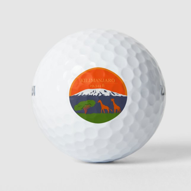 Balles De Golf Altitude du Kilimandjaro (Devant)