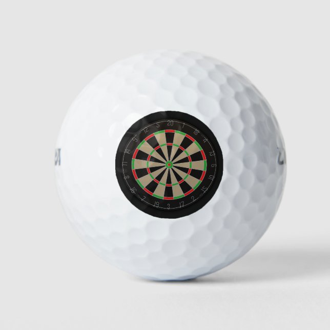Balles De Golf Amant en tableau noir 🎯 😍 fléchettes (Devant)