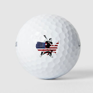 Balles De Golf America flag Lacrosse Lacrosse Unlimited lax Playe