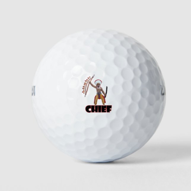 Balles De Golf Amérindiens d'Amérique (Devant)