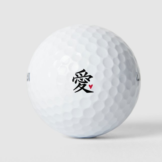 Balles De Golf Amour - Culture chinoise (Devant)
