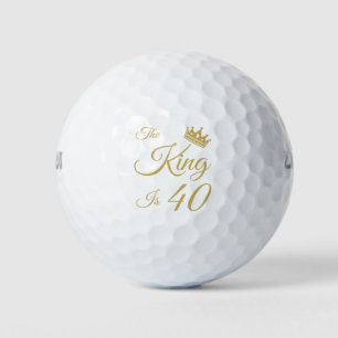 Balles De Golf Amusant 40ème anniversaire pour les hommes