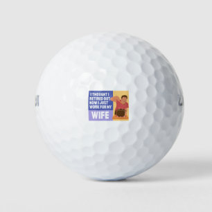 Balles De Golf Amusant Humour De Retraite Dit Hommes Retraités