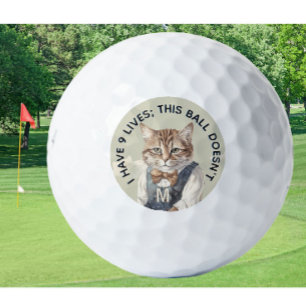 Balles De Golf Amusant Personnalisé Nouveauté Monogramme Conseil 