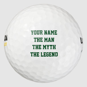 Balles De Golf Amusant terrain de golf pour hommes  La légende du