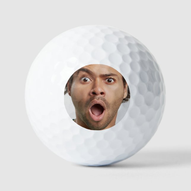 Balles De Golf Amusement avec photo personnalisée (Recto)