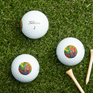 Balles De Golf AnimalColor_RedPanda_003