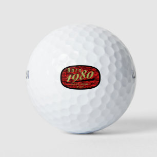 Balles De Golf Année 1980