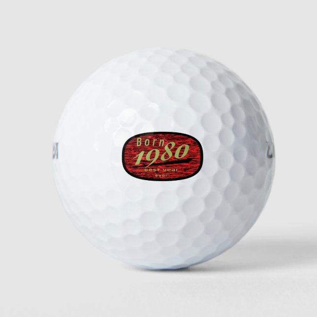 Balles De Golf Année 1980 (Devant)