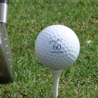 Balles De Golf Anniversaire 60 ans