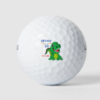 Balles De Golf anniversaire de garçon de crocodile, anniversaire