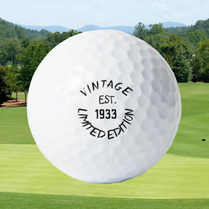 Balles De Golf Anniversaire Golfer Funny 90ème heureux Papa Golf
