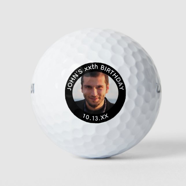 Balles De Golf Anniversaire Golfeur âge photo (Devant)