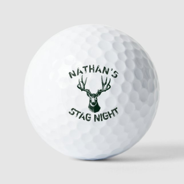 Balles De Golf Antlers nocturnes de stade personnalisés (Recto)
