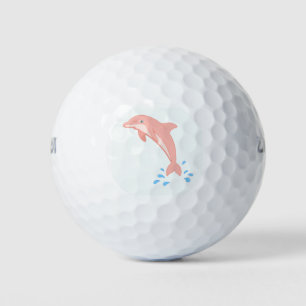 Balles De Golf Apprend le dauphin rose