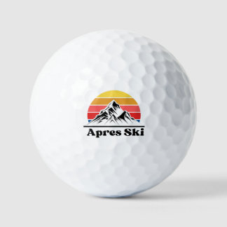 BALLES DE GOLF APRES SKI
