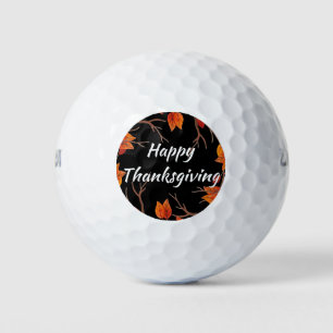 Balles De Golf Aquarelle Thanksgiving Leviers