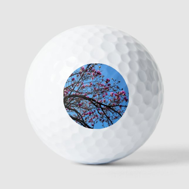 Balles De Golf Arbre tulipe en fleur (Recto)