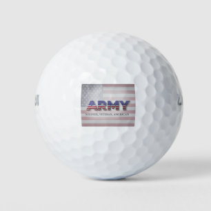 Balles De Golf Armée “Soldat, Vétéran, Américain”