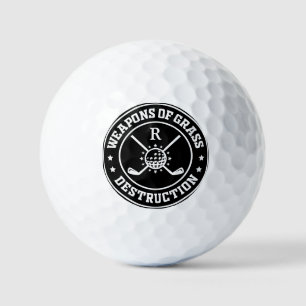 Balles De Golf Armes de destruction de l'herbe personnalisées