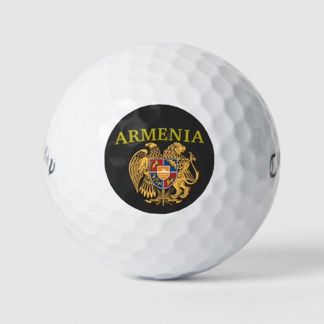 Balles De Golf Armoiries d'Arménie Ballons de golf (Devant)