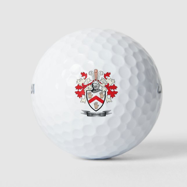 Balles De Golf Armoiries de Byrne (Devant)