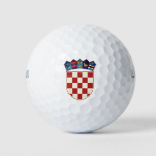 Balles De Golf Armoiries de la Croatie