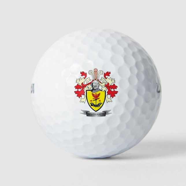 Balles De Golf Armoiries de la famille MacDonald (Devant)