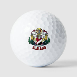 Balles De Golf Armoiries de la Principauté de Sealand
