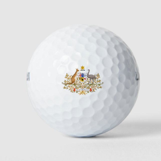 Balles De Golf armoiries de l'australie (Devant)