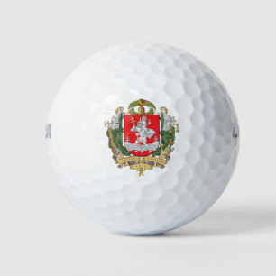 Balles De Golf Armoiries de Vilnius, Lituanie Golf Balls
