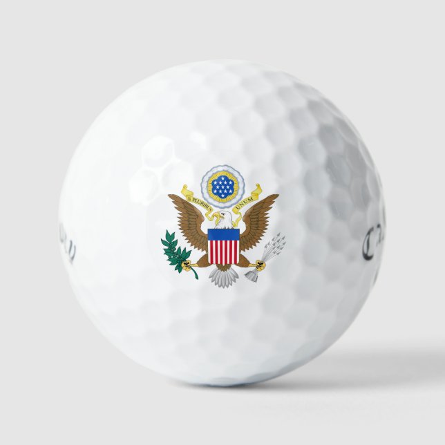 Balles De Golf Armoiries des États-Unis css gbcnt (Recto)