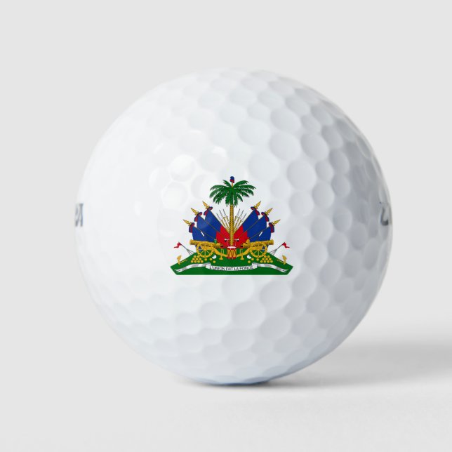 Balles De Golf Armoiries haïtiennes (Haïti) (Devant)