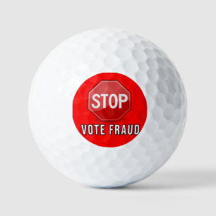 Balles De Golf Arrêter la fraude électorale