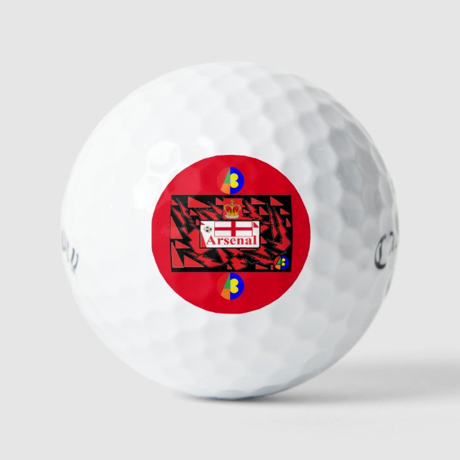 Balles De Golf Arsenal 10 (Recto)