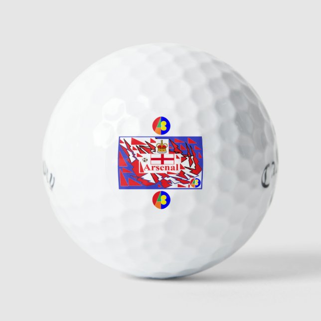 Balles De Golf Arsenal 12 (Recto)