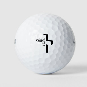 Balles De Golf Art minimaliste Art chrétien Croix Evangile Saying