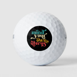 Balles De Golf Attention à votre propre utérus