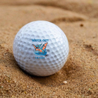 Balles De Golf Attention ! Je suis rapide !