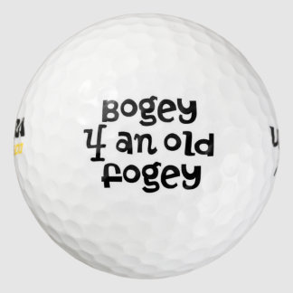 Balles De Golf Au-Dessus De La Colline Bogey