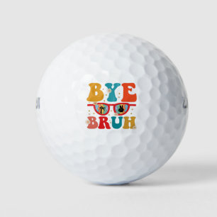 Balles De Golf Au revoir prof Frère Joyeux Dernier Jour d'École É